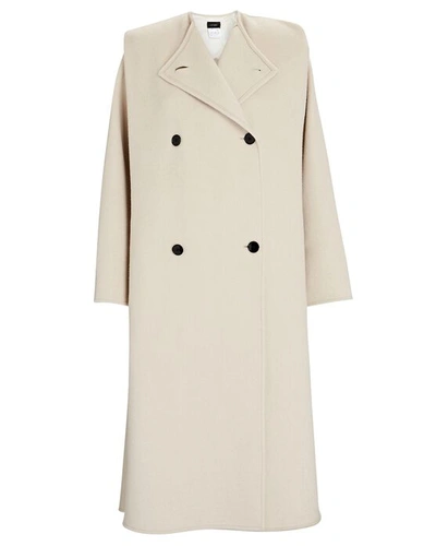 Shop Isabel Marant Egelton Double-breasted Coat In Ivory