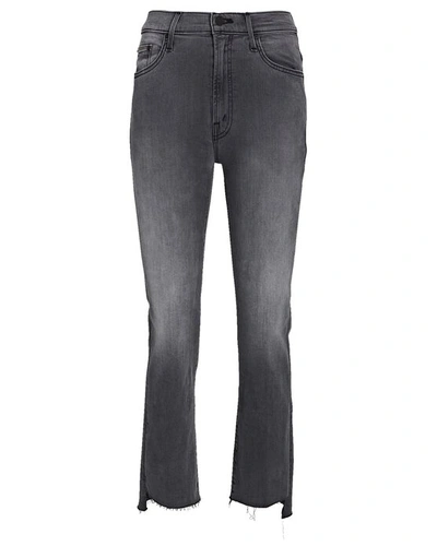 Shop Mother The Insider Crop Step Fray Jeans In Dancing In The Moonlight
