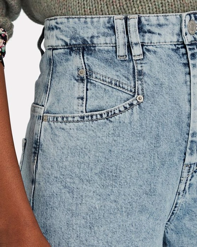 Shop Isabel Marant Lemony Wide-leg Jeans In Light Wash Denim