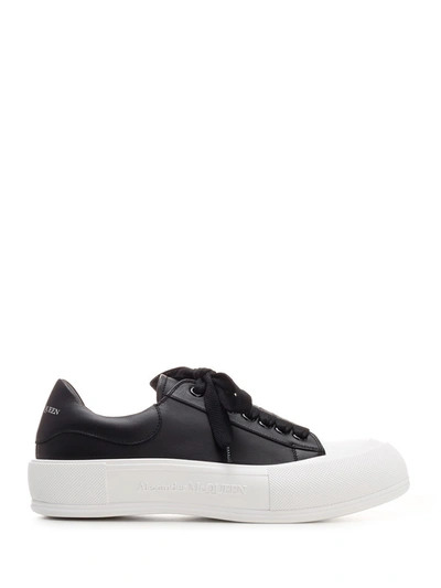 Shop Alexander Mcqueen Logo Detailed Low In Black