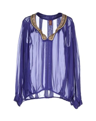 Dondup Blouse In Dark Purple