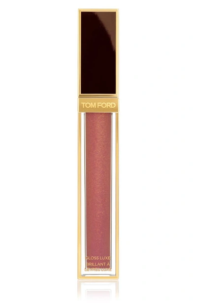 Shop Tom Ford Gloss Luxe Moisturizing Lip Gloss In Honeyed Coral