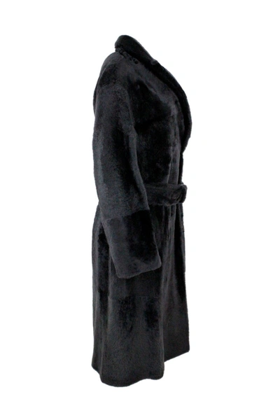 Shop Brunello Cucinelli Coats Black In Grigio Antracite