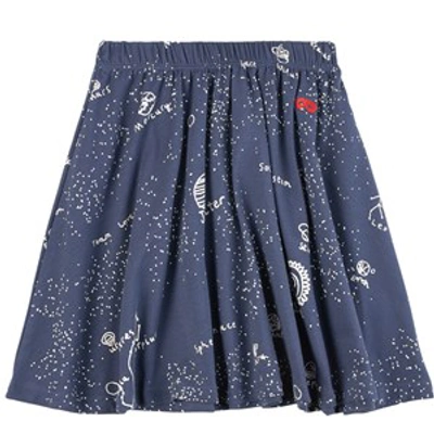 Shop Beau Loves Navy Galaxy Skirt