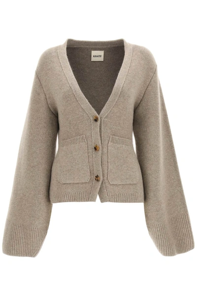 Shop Khaite Scarlet Cashmere Cardigan In Mixed Colours