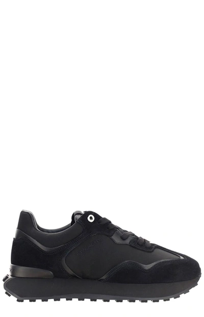 Shop Givenchy Giv Runner Sneakers In Black