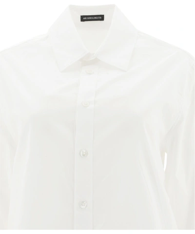 Shop Ann Demeulemeester "alla" Slouchy Shirt In White