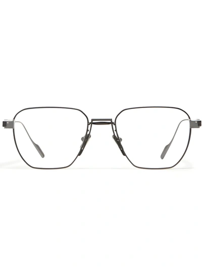 Shop Gentle Monster Tap Tap C1 Square-frame Glasses In Black