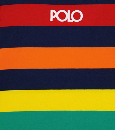 Shop Polo Ralph Lauren Striped Cotton Jersey T-shirt In Multicoloured