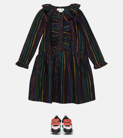 Shop Stella Mccartney Striped Cotton-blend Dress In No