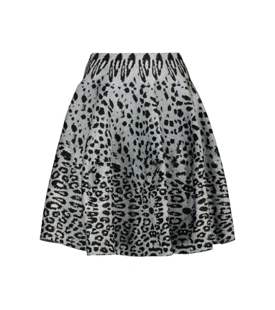 Leopard jacquard clearance skirt