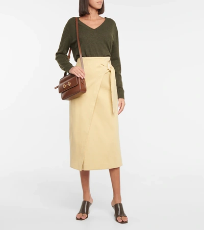 Shop Vince Weekend Cashmere Sweater In Green