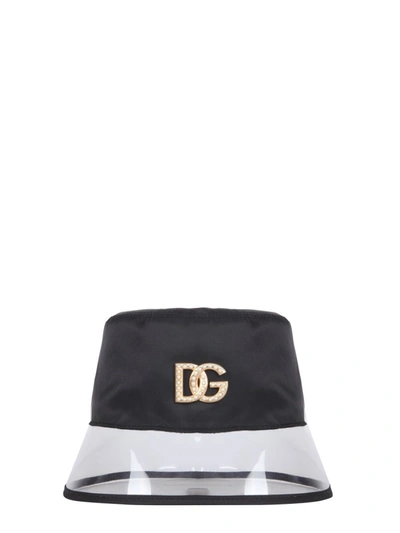 Shop Dolce & Gabbana Bucket Hat In Black