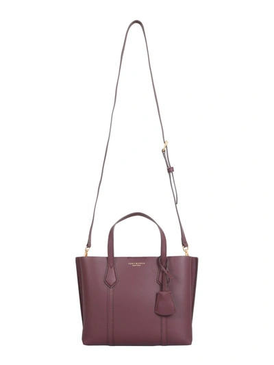 Shop Tory Burch Small Perry Tote Bag In Purple