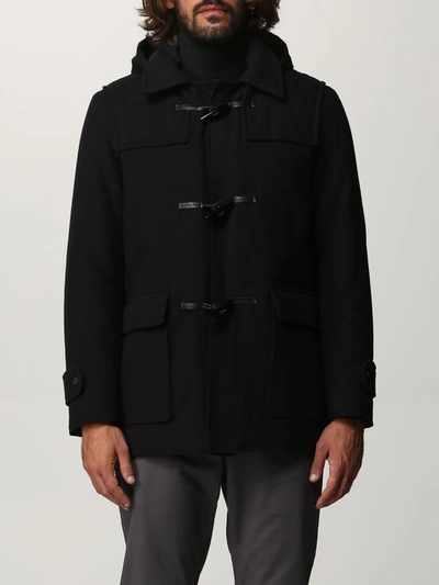 Shop Mauro Grifoni Coat Coat Men Grifoni In Black