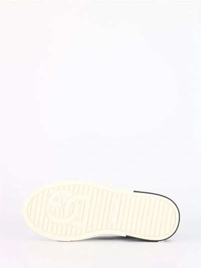 Dolce & Gabbana Custom 2.zero Sneakers In White Leather | ModeSens