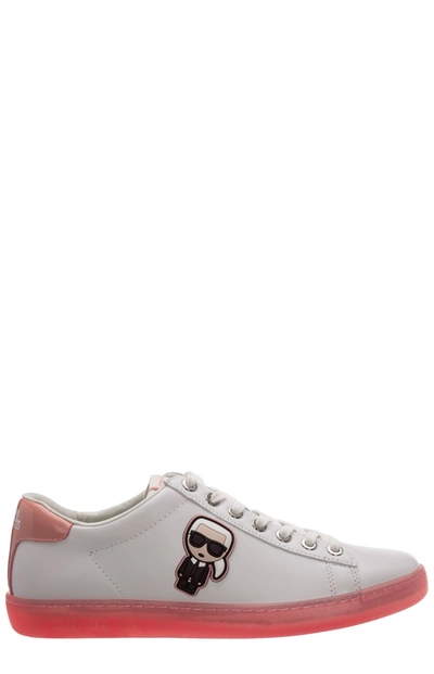 Shop Karl Lagerfeld Karl/ikonic Kupsole Ii Sneakers In White