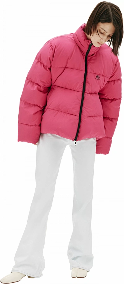 Shop Balenciaga Pink Puffer