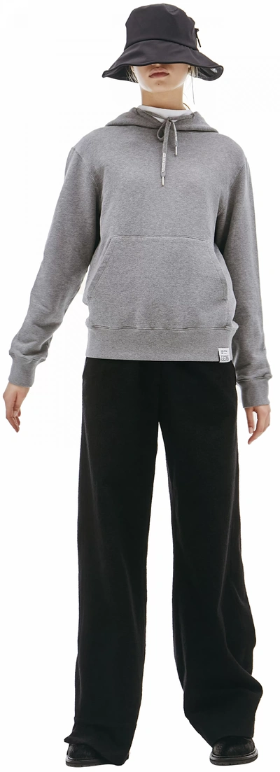 Shop Golden Goose Grey Hoodie With Patches
