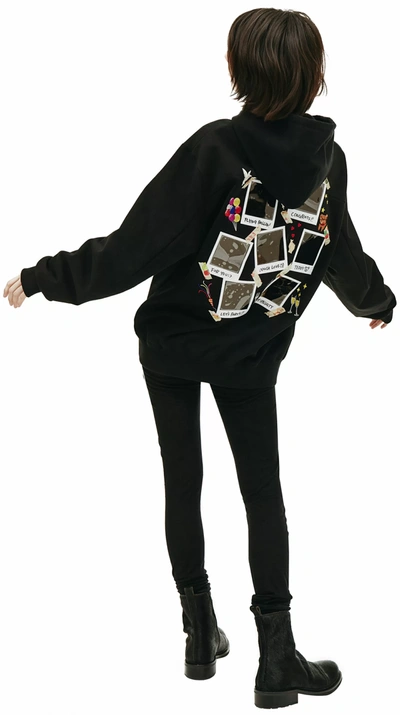 Doublet Polaroid Patched Hoodie In Black | ModeSens