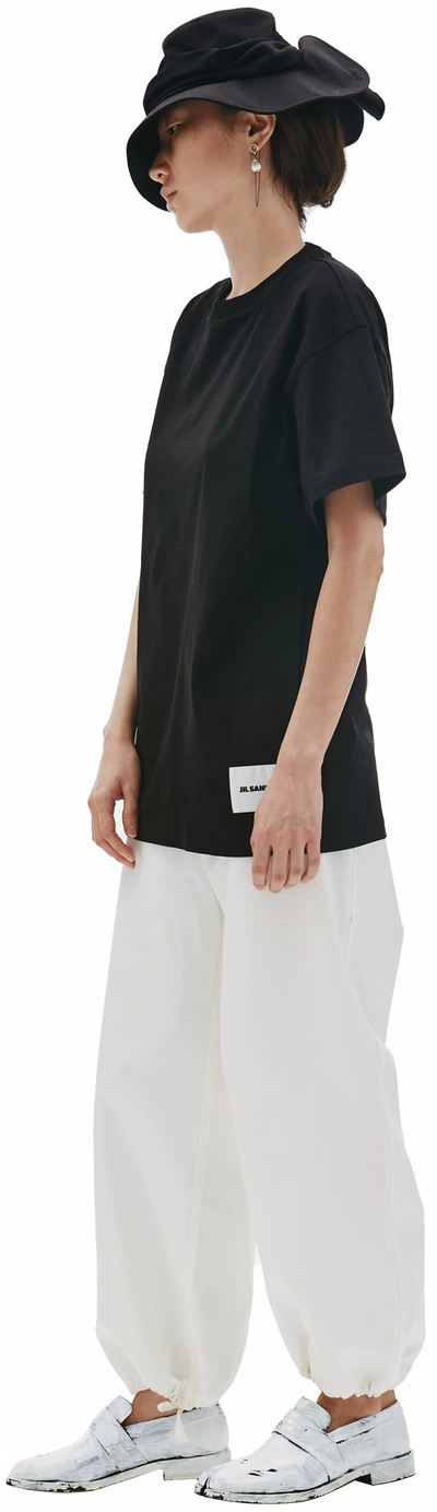 Shop Jil Sander 3-pack T-shirt Set In Black