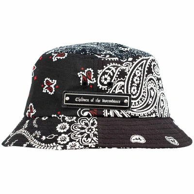 Children Of The Discordance Bucket Hat With Paisley In Black