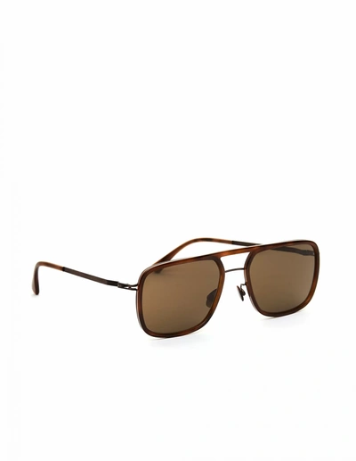 Shop Mykita Lite Elgard Sunglasses In Brown