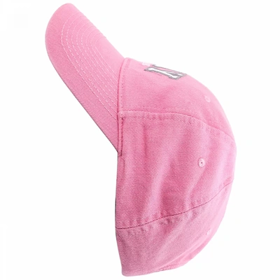 Shop Balenciaga Pink Embroidered Gay Cap