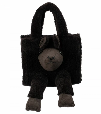 Shop Doublet Black Alpaca Wool Bag