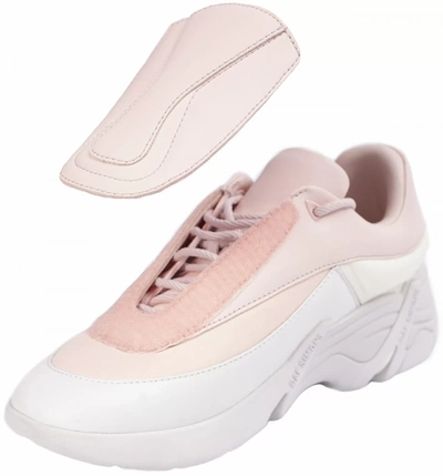 Shop Raf Simons Leather Antei Sneakers In Pink