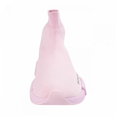 Balenciaga Speed 2.0 Clear Sole Sneakers In Pink