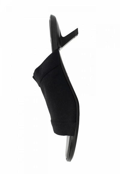 Balenciaga Void Stretch Sandal In Black