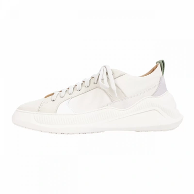 Shop Oamc Rugged Sole Sneakers In White