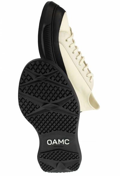 Shop Oamc Rugged Sole White Sneakers