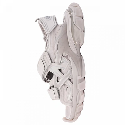 Balenciaga Track Touch-strap Sandals In Grey