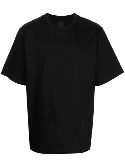 Shop Juunj Rencontre Embroidered T-shirt In Black