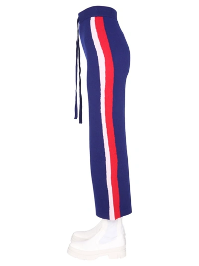 Shop Etre Cecile Wavy Pants In Blue