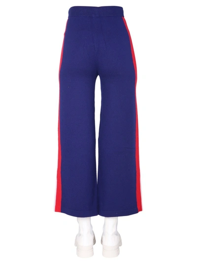 Shop Etre Cecile Wavy Pants In Blue