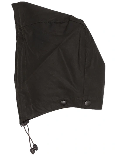 Barbour Waxed Cotton Hood In Black