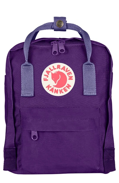 Shop Fjall Raven Mini Kanken Water Resistant Backpack In Purple/ Violet