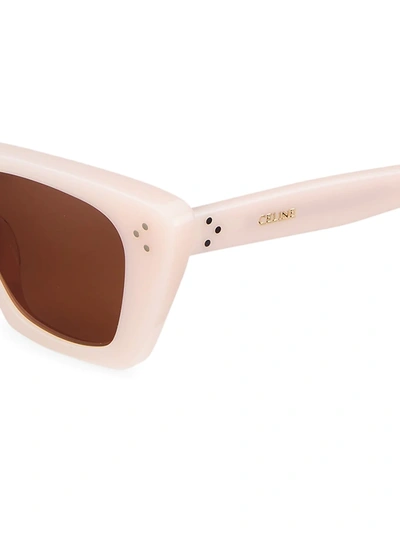 Shop Celine 51mm Cat-eye Sunglasses In Pink