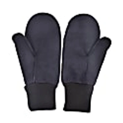Owen Barry Sheepskin Mittens Navy - Broom