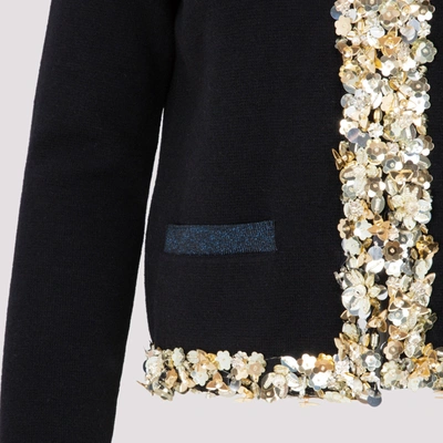 Shop Lanvin Blazer Cardigan Jacket In Black