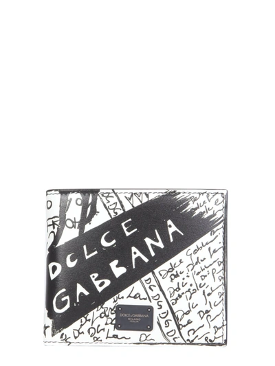 Shop Dolce & Gabbana Bifold Wallet In Bianco