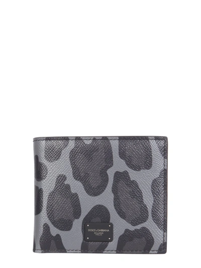 Shop Dolce & Gabbana Bifold Wallet In Animalier