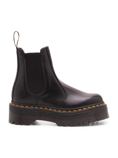 Shop Dr. Martens' 2976 Quad Leather Ankle Boots In Black