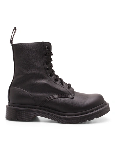 Shop Dr. Martens' Dr. Martens Pascal Mono Leather Ankle Boots In Black