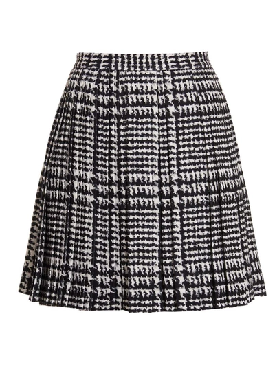 Shop Ermanno Scervino Pant Skirt In Black & White