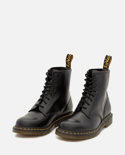 Shop Dr. Martens' Dr. Martens 1460 Smooth Letaher Boots In Black