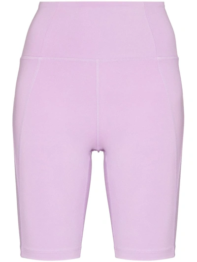 Shop Girlfriend Collective High-rise Cycling Shorts In Violett